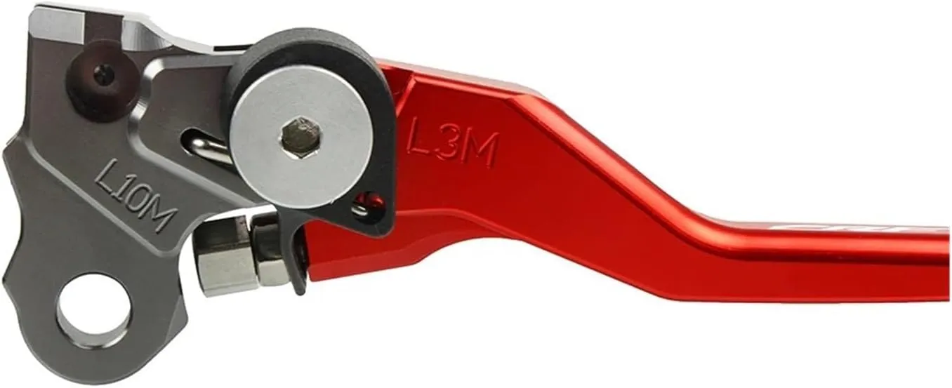 Motorcycle Clutch Lever, Clutch Brake Handle for hon&da CRF150F CRF230F 2003-2017 2016 2015 2014 Dirt Bike Motorcycle Pivot Clutch Brake Levers CRF150 CRF230 F CRF 150F 230F(RED)(Blue)