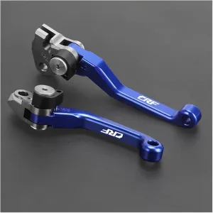 Motorcycle Clutch Lever, Clutch Brake Handle for hon&da CRF150F CRF230F 2003-2017 2016 2015 2014 Dirt Bike Motorcycle Pivot Clutch Brake Levers CRF150 CRF230 F CRF 150F 230F(RED)(Blue)