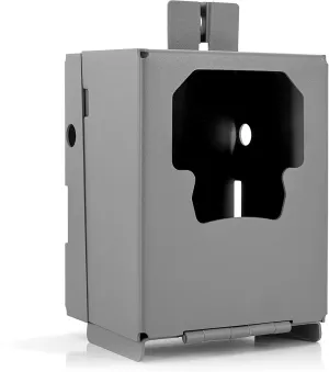 Moultrie Security Box for Edge, Edge Pro Cellular Trail Cameras - Robust Protection, 16-Gauge Steel Structure, Weatherproof and Security