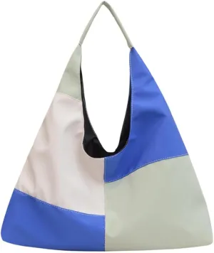 Multi Color Crescent Shoulder Bag for Women Slouchy Hobo Purses and Handbags Casual Shoulder Dumpling Bag