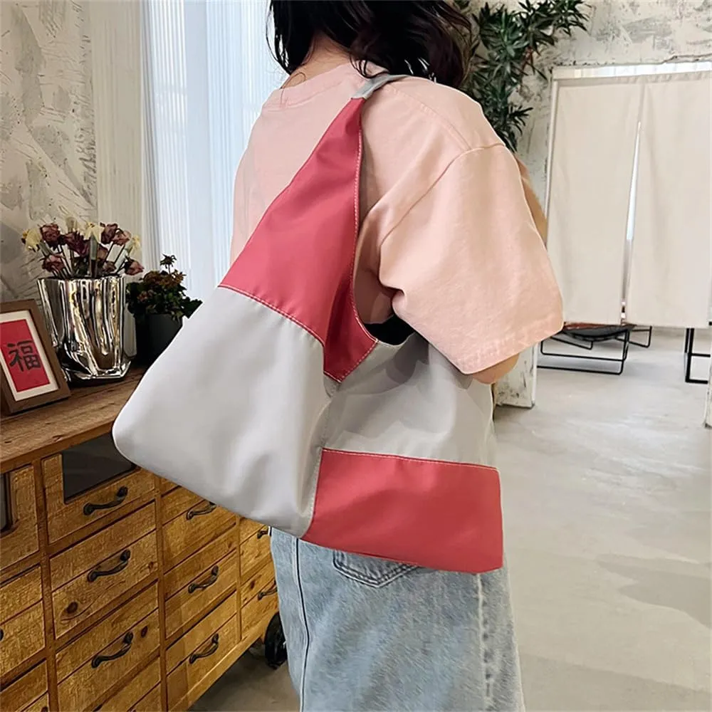 Multi Color Crescent Shoulder Bag for Women Slouchy Hobo Purses and Handbags Casual Shoulder Dumpling Bag