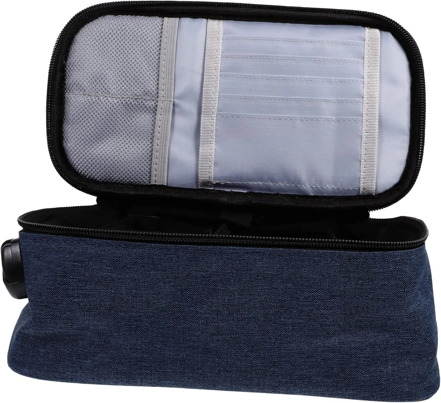 Multi Compartment Portable Makeup Bag Travel Storage Pouch for Cosmetics Zipper Code Lock Design for Travel Camping Use present for Women