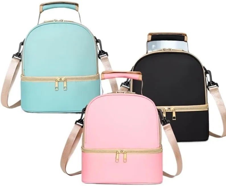 Multi Functional Mother And Baby Bag For Going Out, Mother Carrying Milk Bag, Insulated Mommy Bag, Double-layer(Magical Maya)