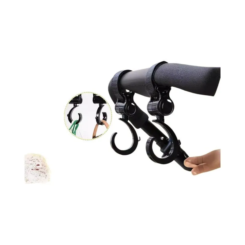 Multi-purpose Hanging Hooks, Baby Stroller Hook For Diaper Bags, Shopping Bags, Car Back Seat Hanger, Wheelchair Hooks