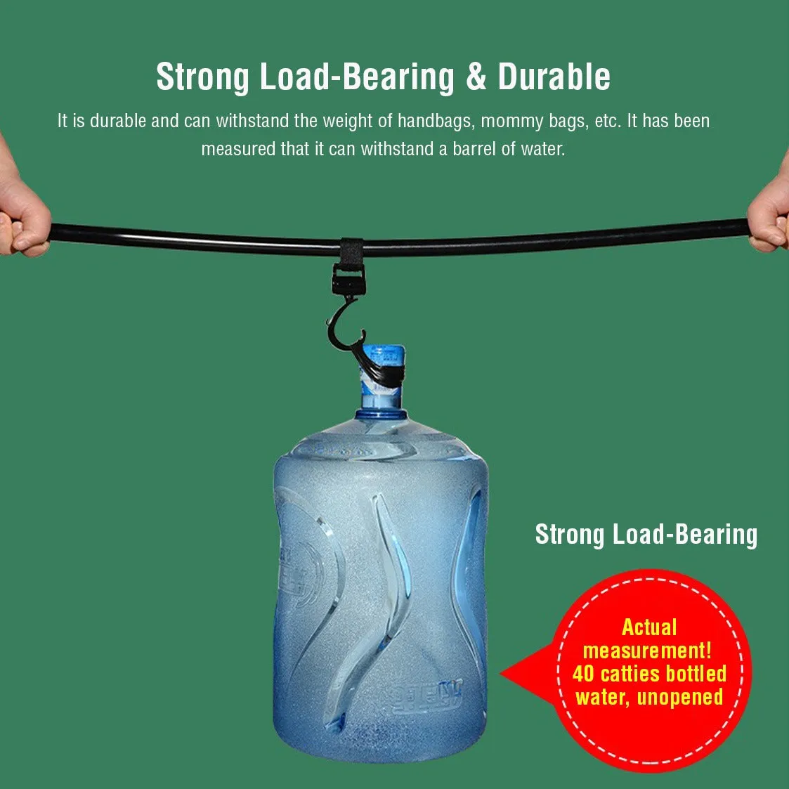 Multi-purpose Hanging Hooks, Baby Stroller Hook For Diaper Bags, Shopping Bags, Car Back Seat Hanger, Wheelchair Hooks