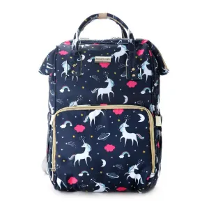 Multi Purpose Organizer Backpack Diaper Bag - Purple