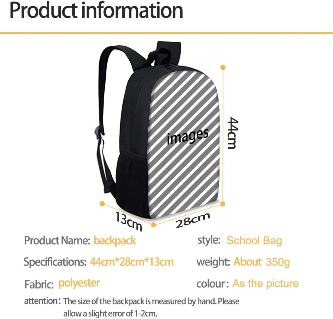 Mumeson Cartoon Panda Backpack Bookbags Kids School Backpack Set and Insulated Lunch Bags with Adjustable Strip,Hand Carrying Small Pencase Pencil Bag