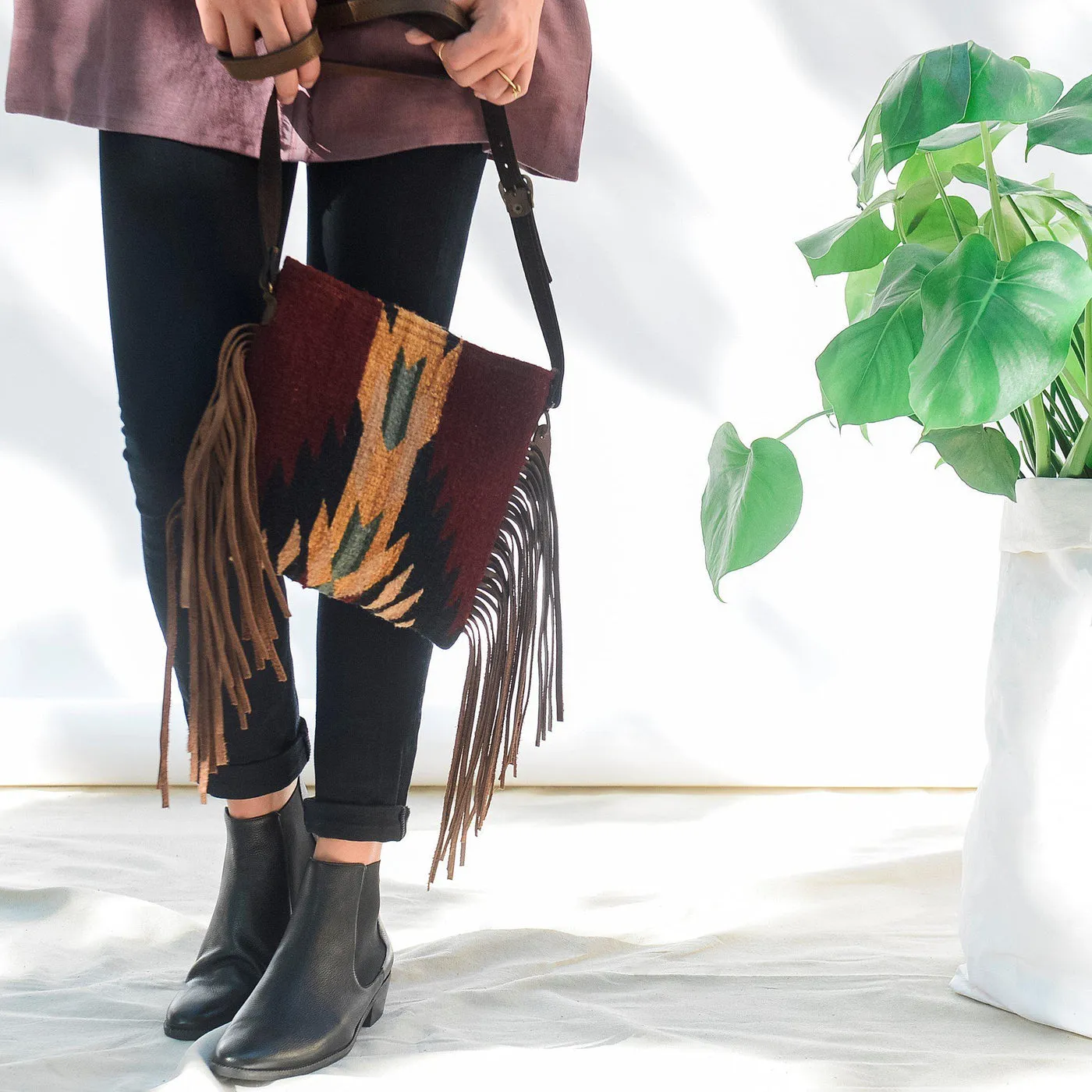 MZ Made Fringe Bag   more