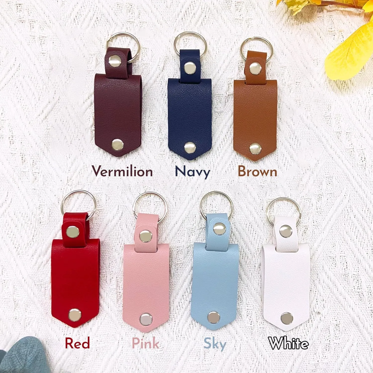 NAZENTI Personalized Leather Photo Keychain, Drive Safe Keychain, Gifts for Mom and Dad Birthday Father's Day Mother's Day
