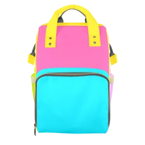 Neon Daydream Customizable Diaper Bag