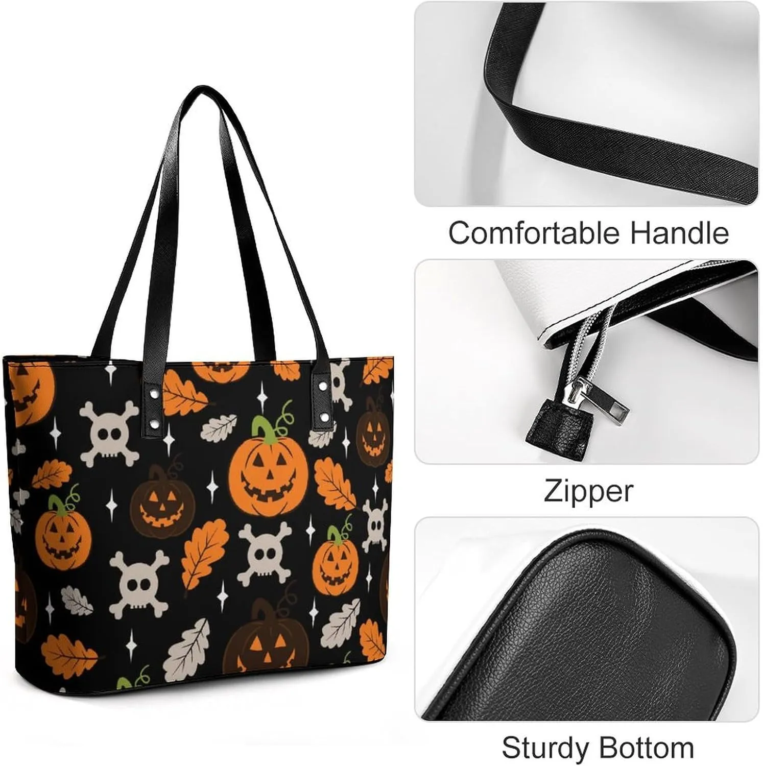 Neon Moon Stars Hobo Handbags With Zipper Large Capacity Satchel Tote Bag Shoulder Bag