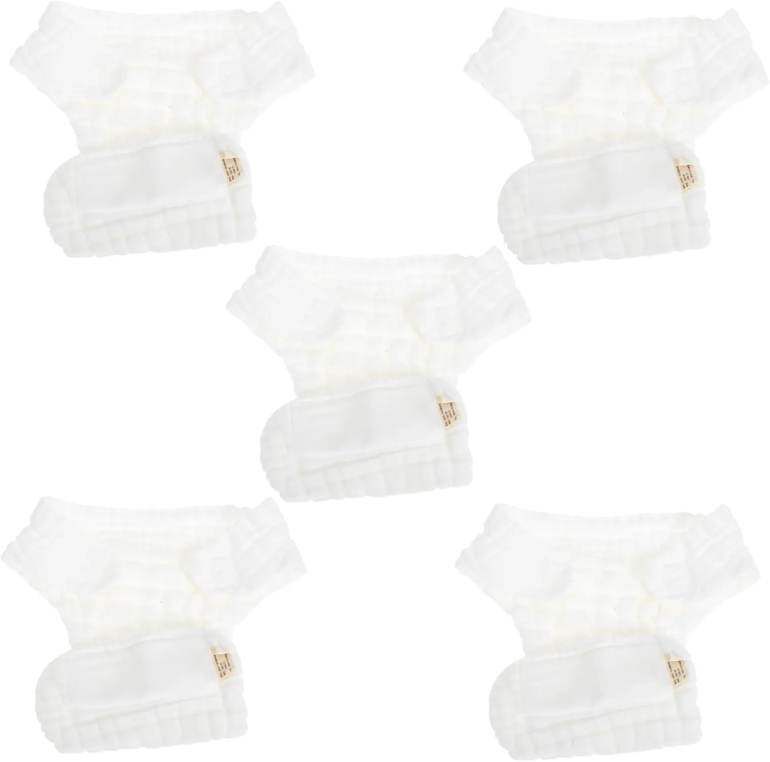 New Born Cloth Diapers for Babies 5pcs Washable Diaper Absorbent Material for Comfort and Dryness