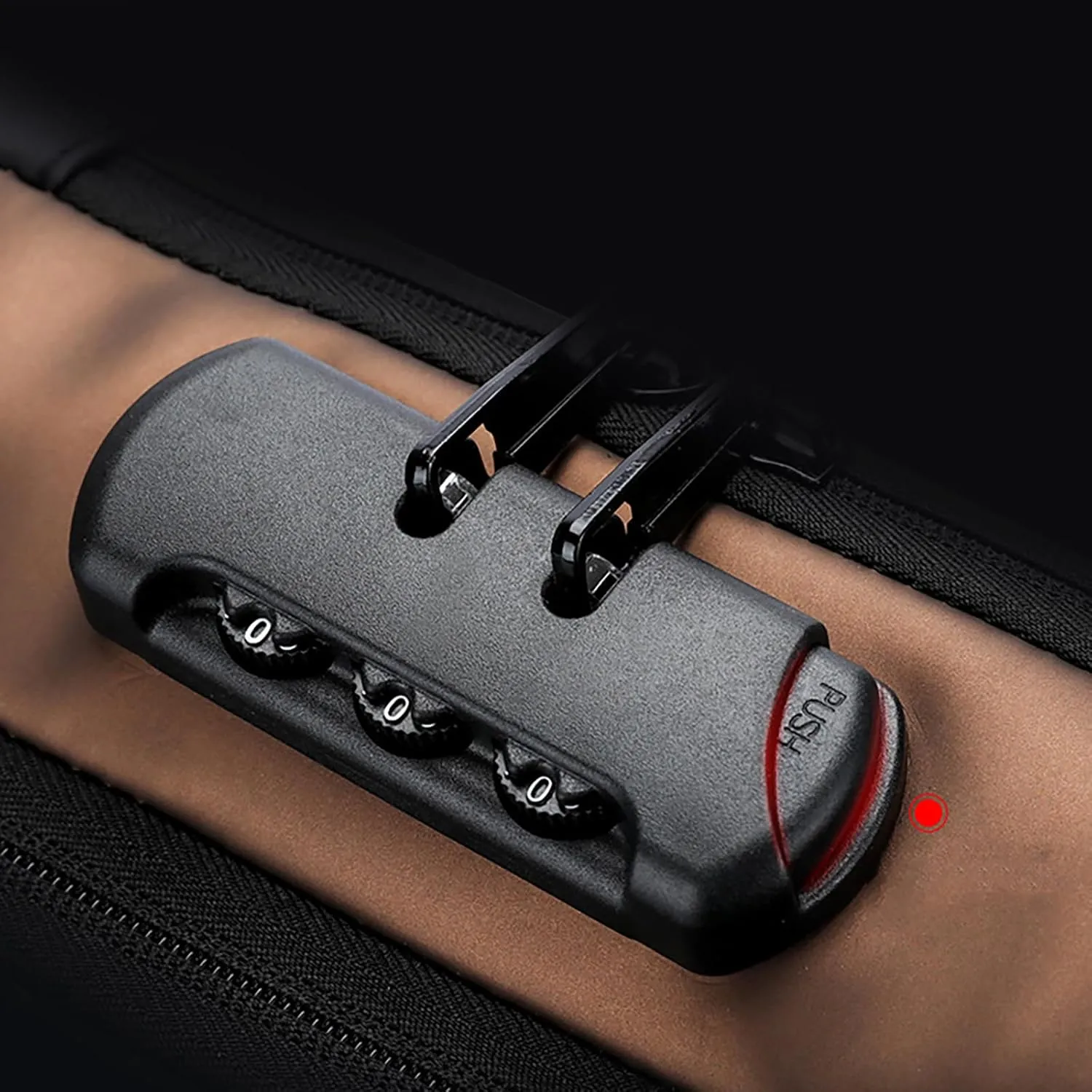 New Carbon Fiber Streamline Anti-Theft Sling Bag, USB Charging Sport Sling Anti-Theft Shoulder Bag, Waterproof Crossbody (A)