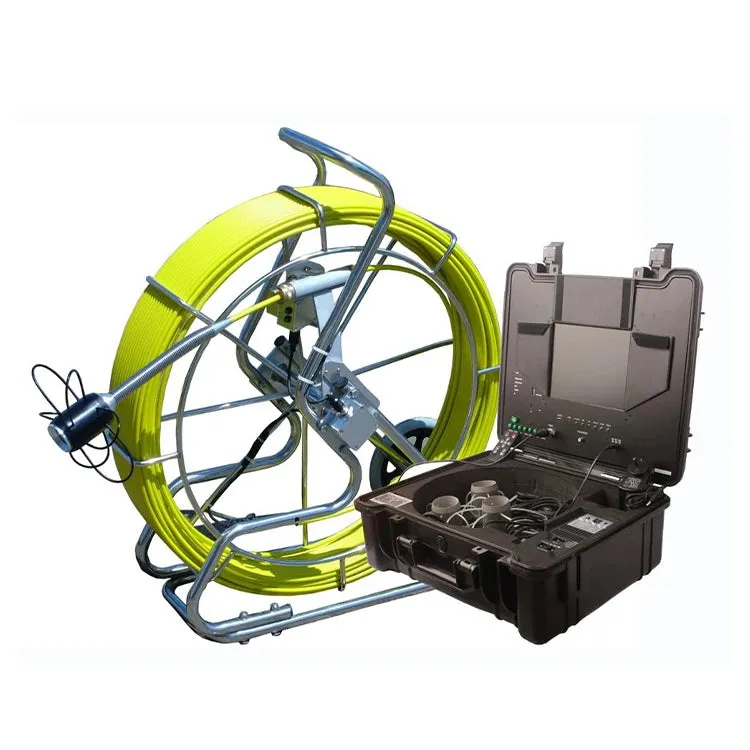 New Product 197/394 Feet (60/120m) Underwater Pipe Inspection Camera System With Dvr, Pipe Camera With 512hz Sonde