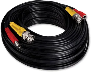 Night Owl in-Wall Rated 100' BNC/RCA Extension Cable, Black (CAB-UL2-100VP)
