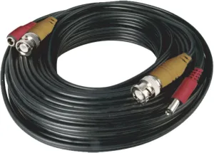 Night Owl Security 60 Feet BNC Video/Power Camera Extension Cable with Adapter