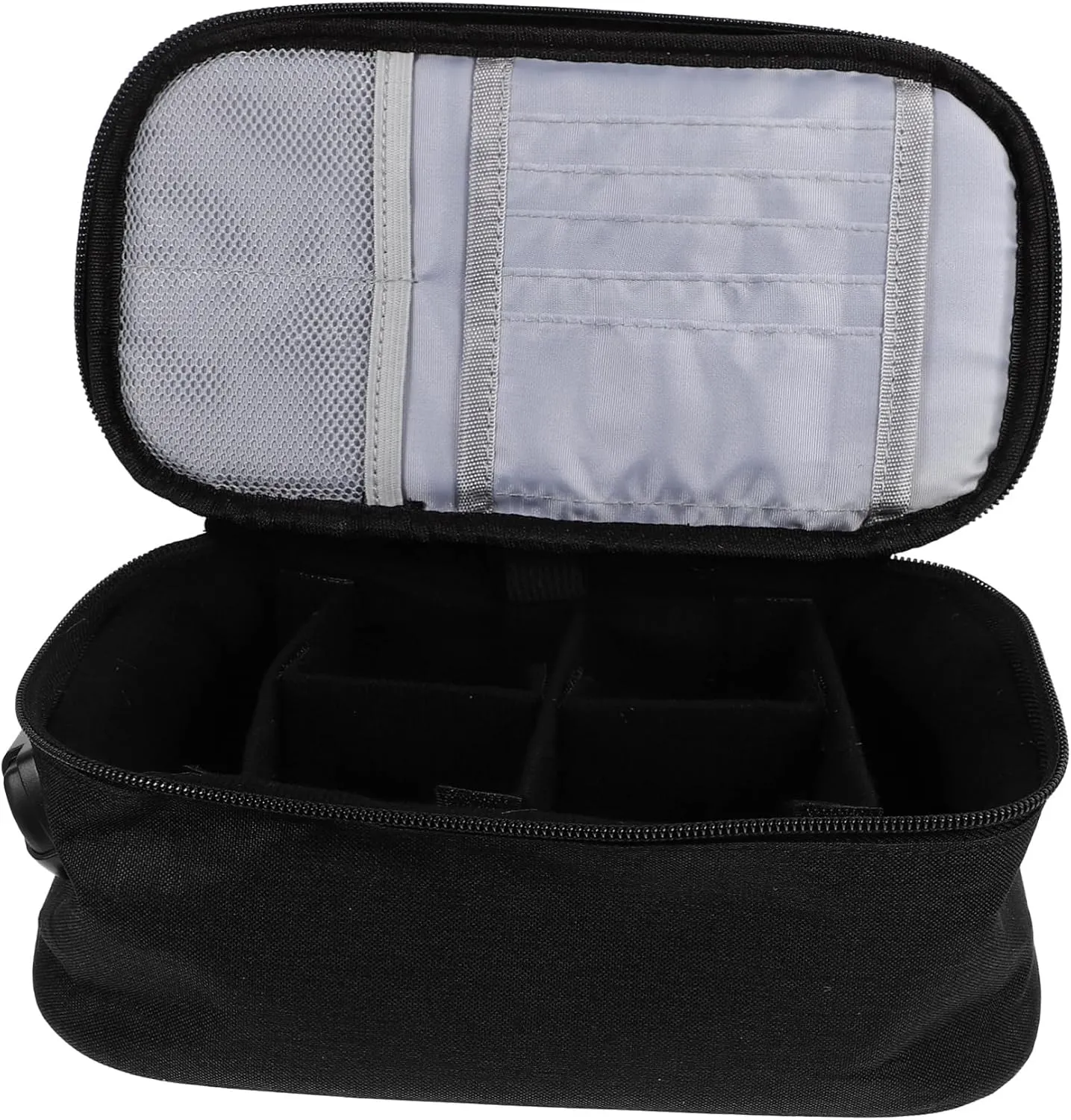 NOLITOY Travel Bag Compact Toiletry Organizer Lock Makeup Bag for Women Essential Travel Accessories for Ages