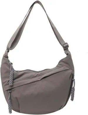 Nylon Crescent Crossbody Bag for Women Luna Bag Dumpling Bag Hobo Bag Moon Shoulder Bag