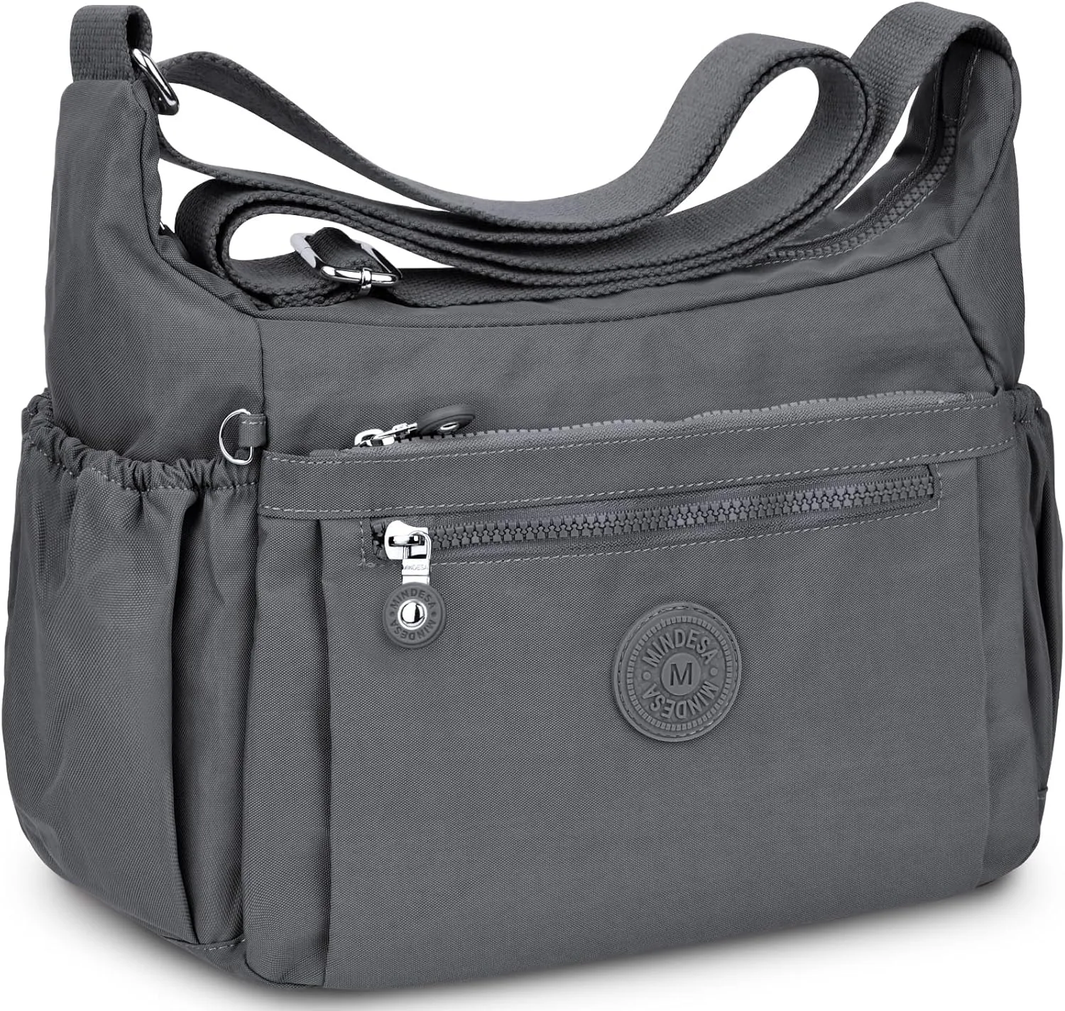 Nylon Crossbody Bags for Women Waterproof Lightweight Large Travel Purses Multi-Pocket Pocketbooks Shoulder Bag