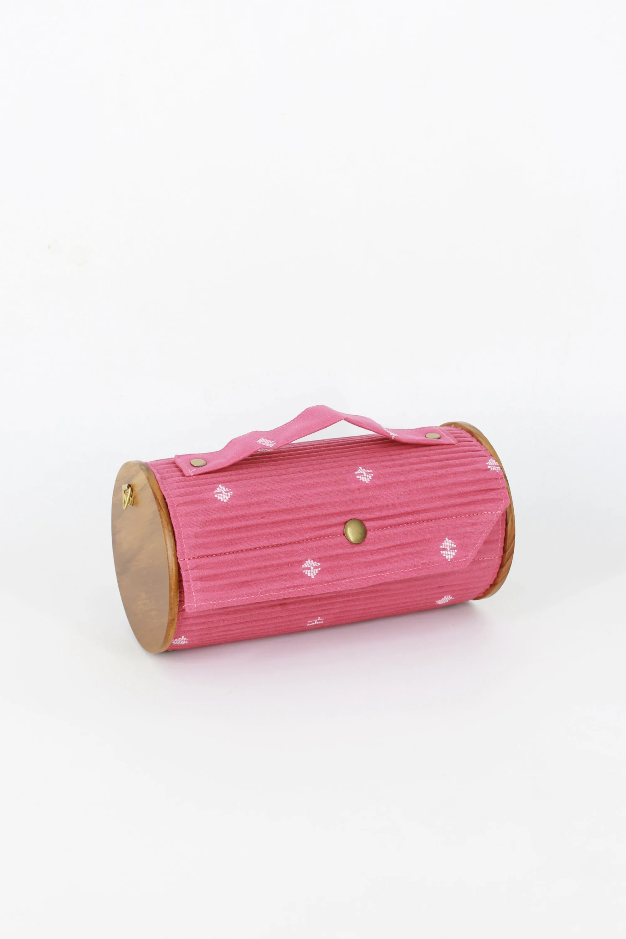 OAT & MAUVE Round Clutch - Changeable Sleeve