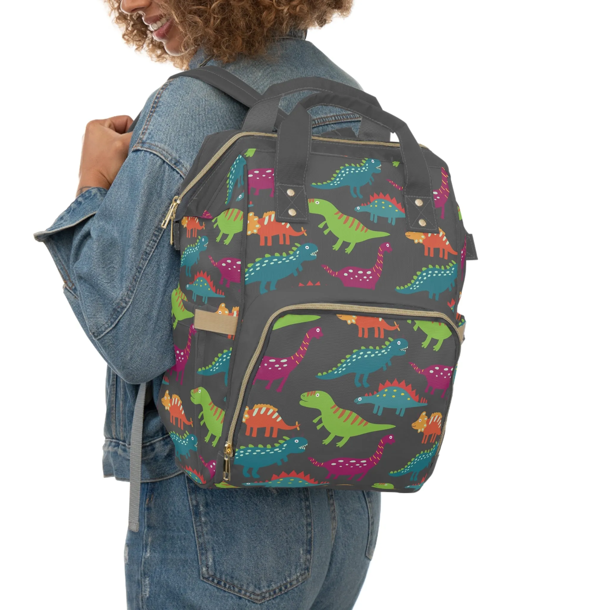 Oh Dino Multifunctional Diaper Backpack