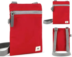ORI LONDON Small Crossbody Bag - Chunky Zip, Adjustable Strap, & Multi Pockets for Mobile Phones, Cards & More - Chelsea