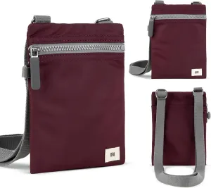 ORI LONDON Small Crossbody Bag - Chunky Zip, Adjustable Strap, & Multi Pockets for Mobile Phones, Cards & More - Chelsea