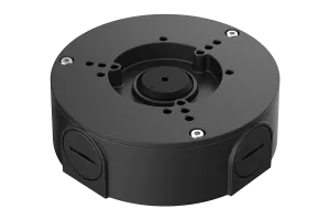 Outdoor Round Junction Box for 3 Screw Base Cameras (Metal)