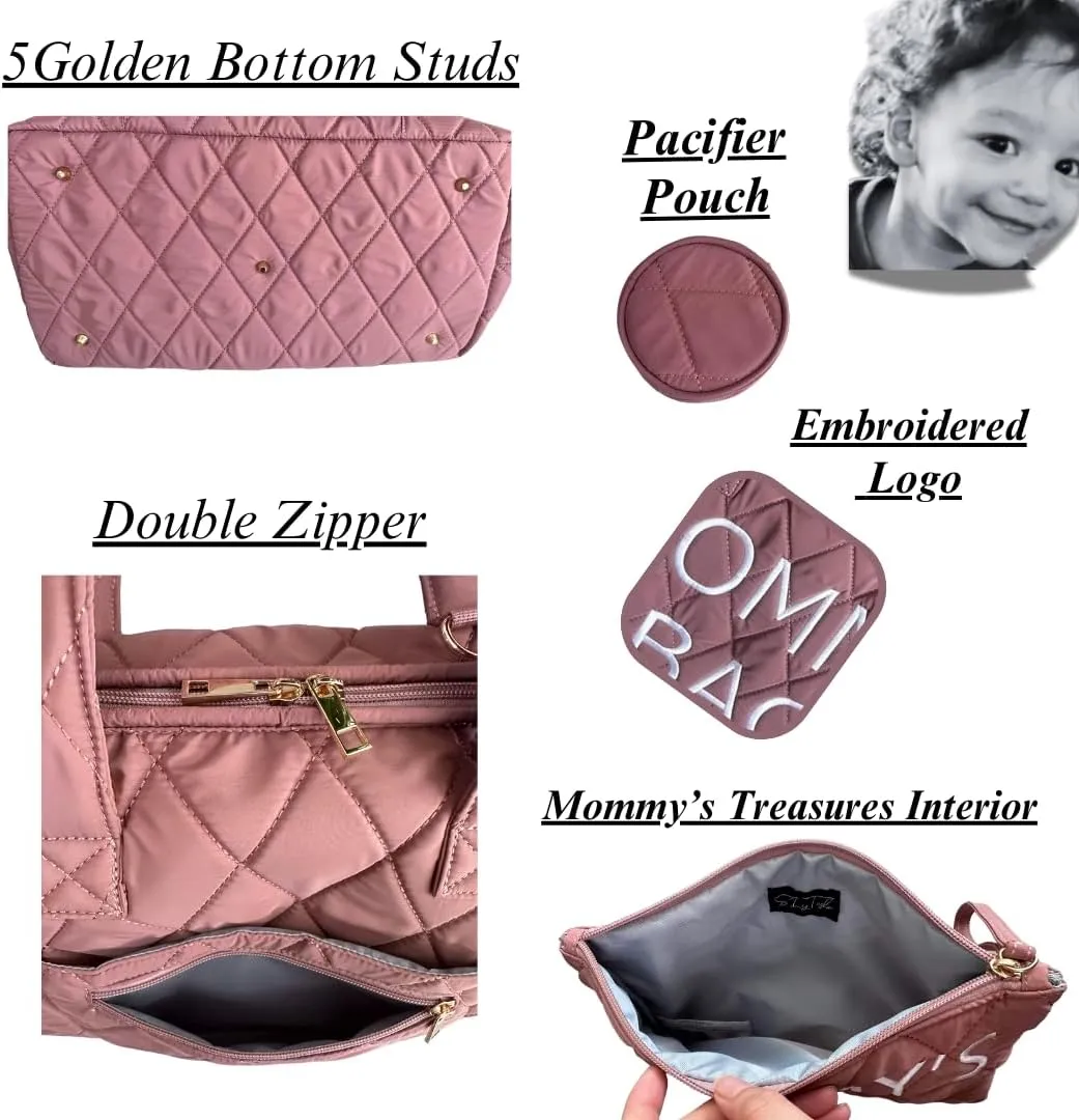 Oversized Mommy Diaper Bag - Travel & Hospital Bag for Baby