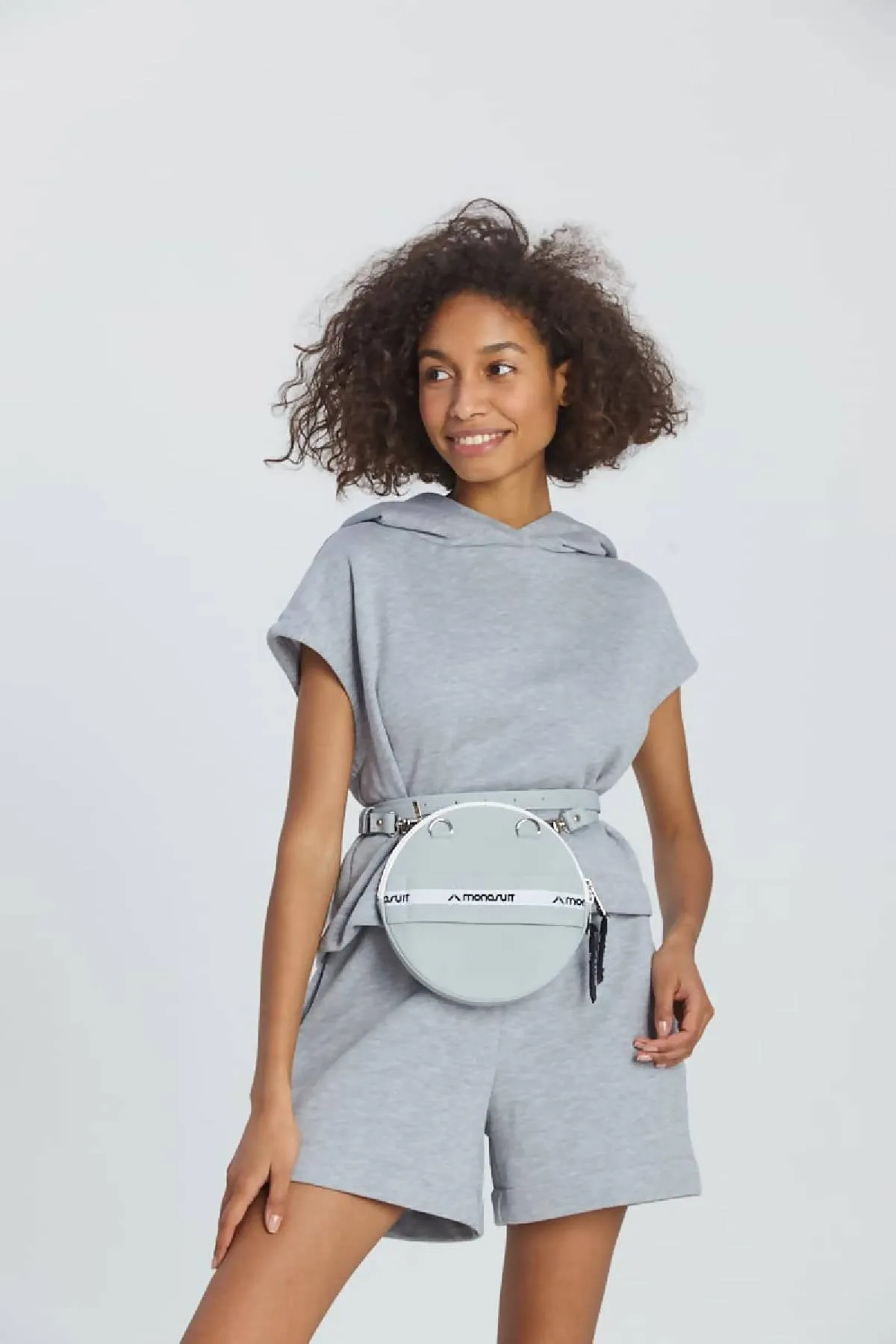 Pancake Bag White / Grey/ Red