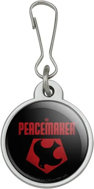 Peacemaker Logo Jacket Handbag Purse Luggage Backpack Zipper Pull Charm