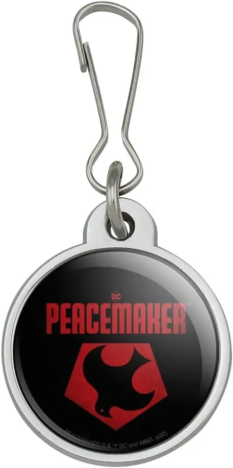 Peacemaker Logo Jacket Handbag Purse Luggage Backpack Zipper Pull Charm