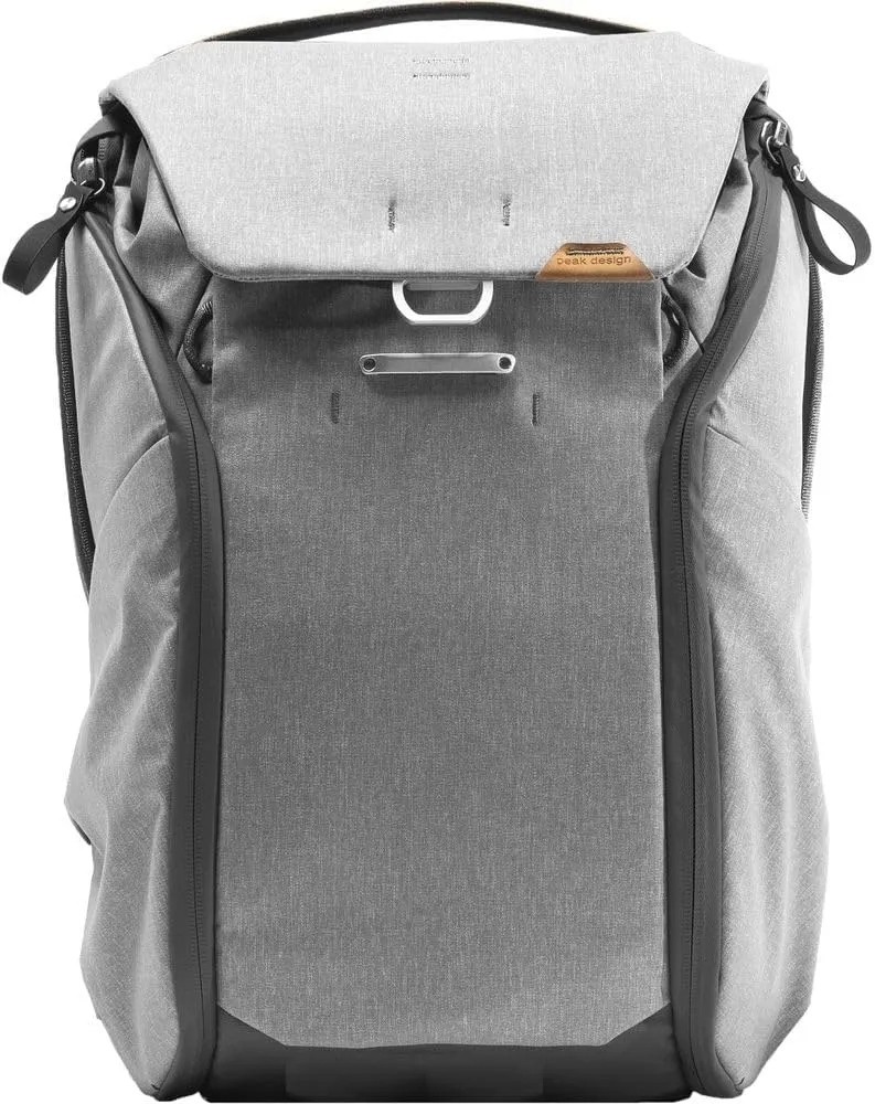 Peak Design Everyday Backpack V2 20L, Camera Bag, Laptop Backpack with Tablet Sleeves, Ash (BEDB-20-AS-2)