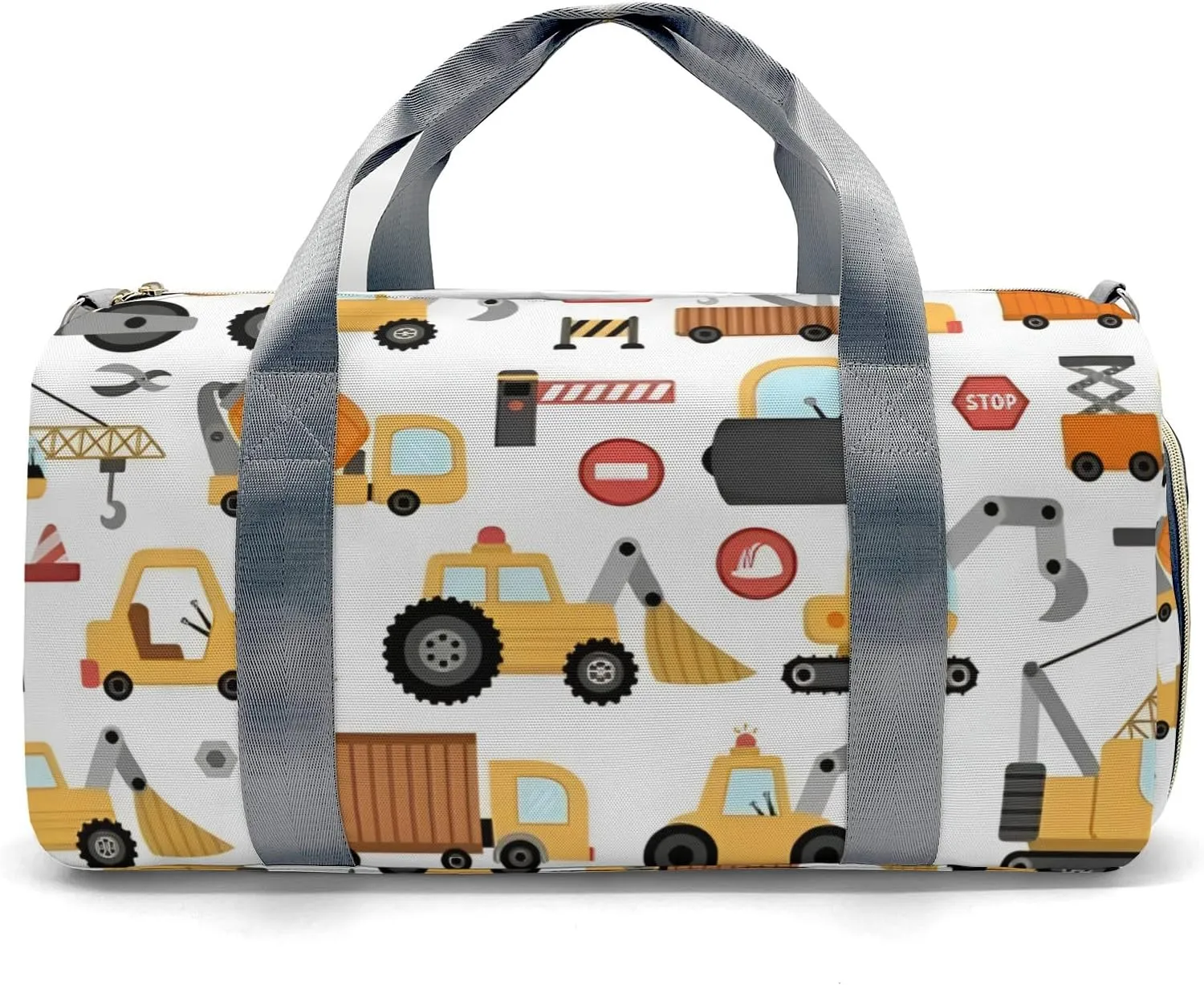 Personalized Sport Player Duffle Bag for Travel,Custom Carry on Bag Site Trucks Jump Travel Bags Overnight Weekend Gym Bag Carry On Luggage Bags