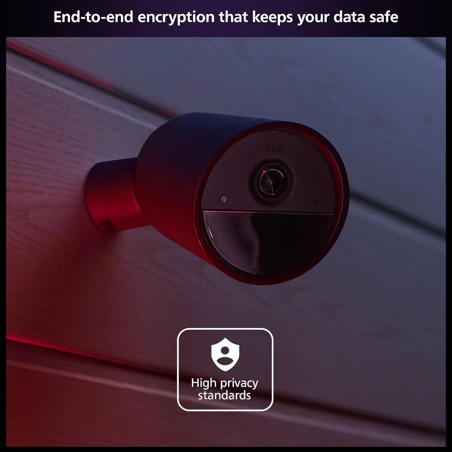 Philips Hue Secure Battery-Powered Smart Home Security Camera, White - 2 Pack - 1080P HD Video - Night Vision - Motion Detection - Two-Way Talk - Indoor/Outdoor - Weatherproof - Works with Hue App