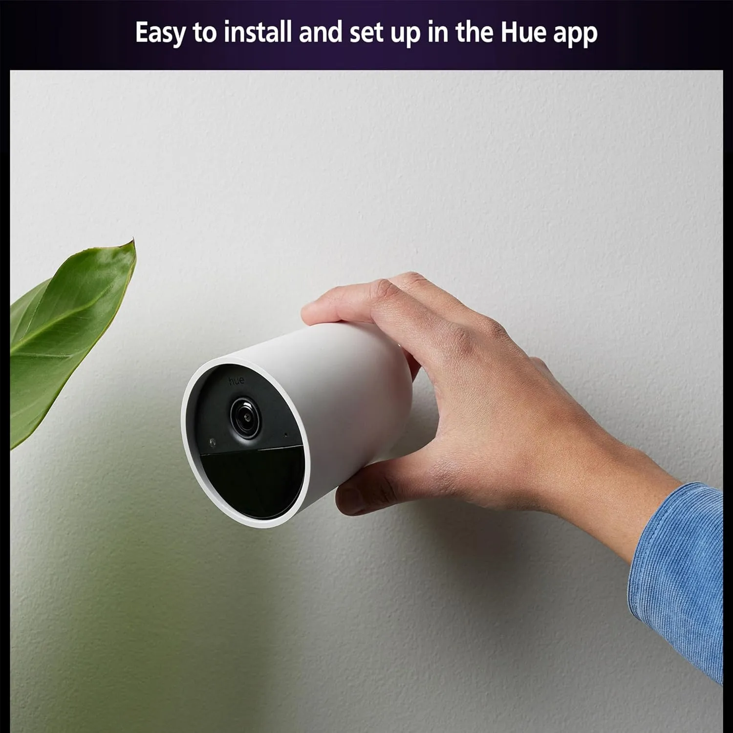 Philips Hue Secure Battery-Powered Smart Home Security Camera, White - 2 Pack - 1080P HD Video - Night Vision - Motion Detection - Two-Way Talk - Indoor/Outdoor - Weatherproof - Works with Hue App