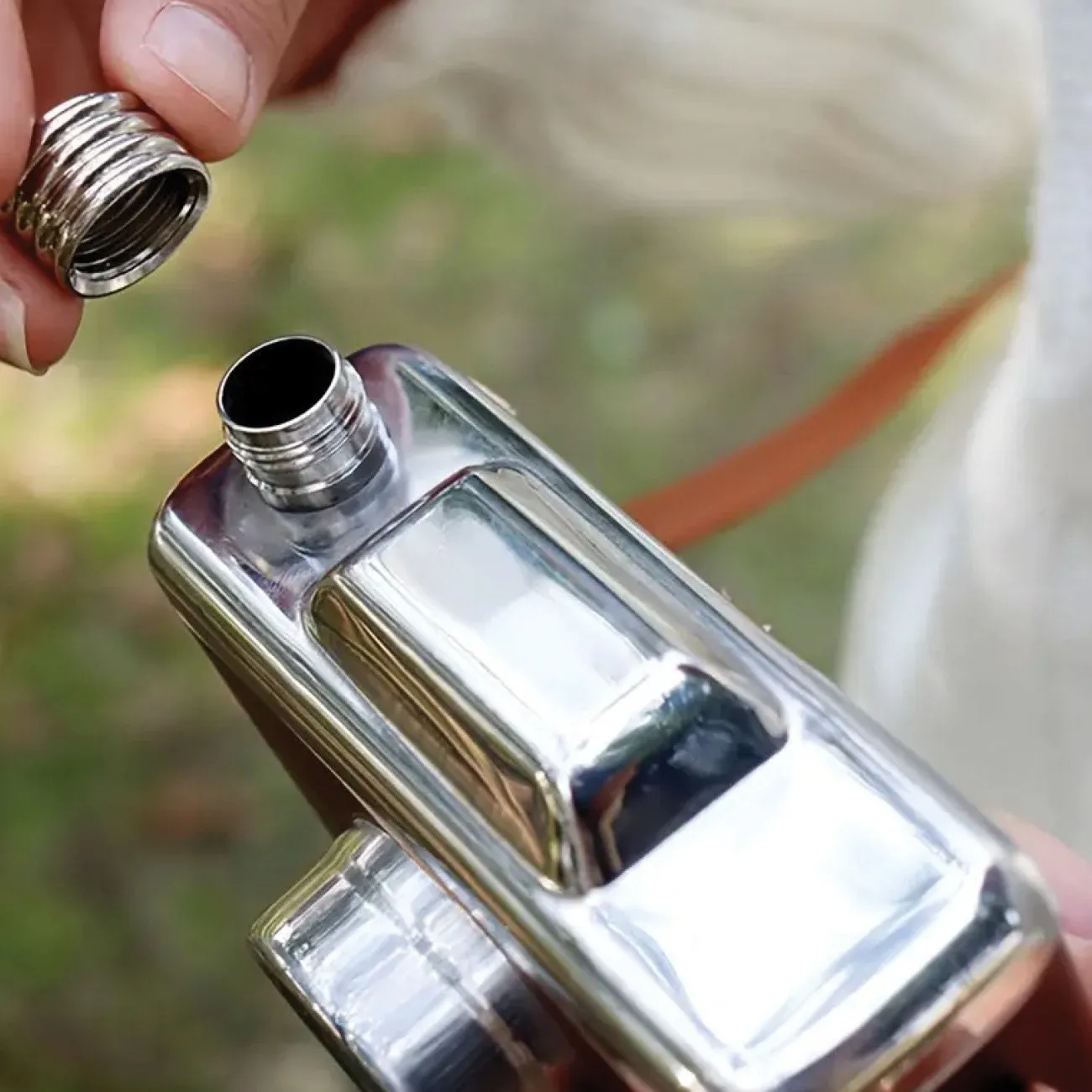 Pics Please | Personalized Camera-Shaped Flask