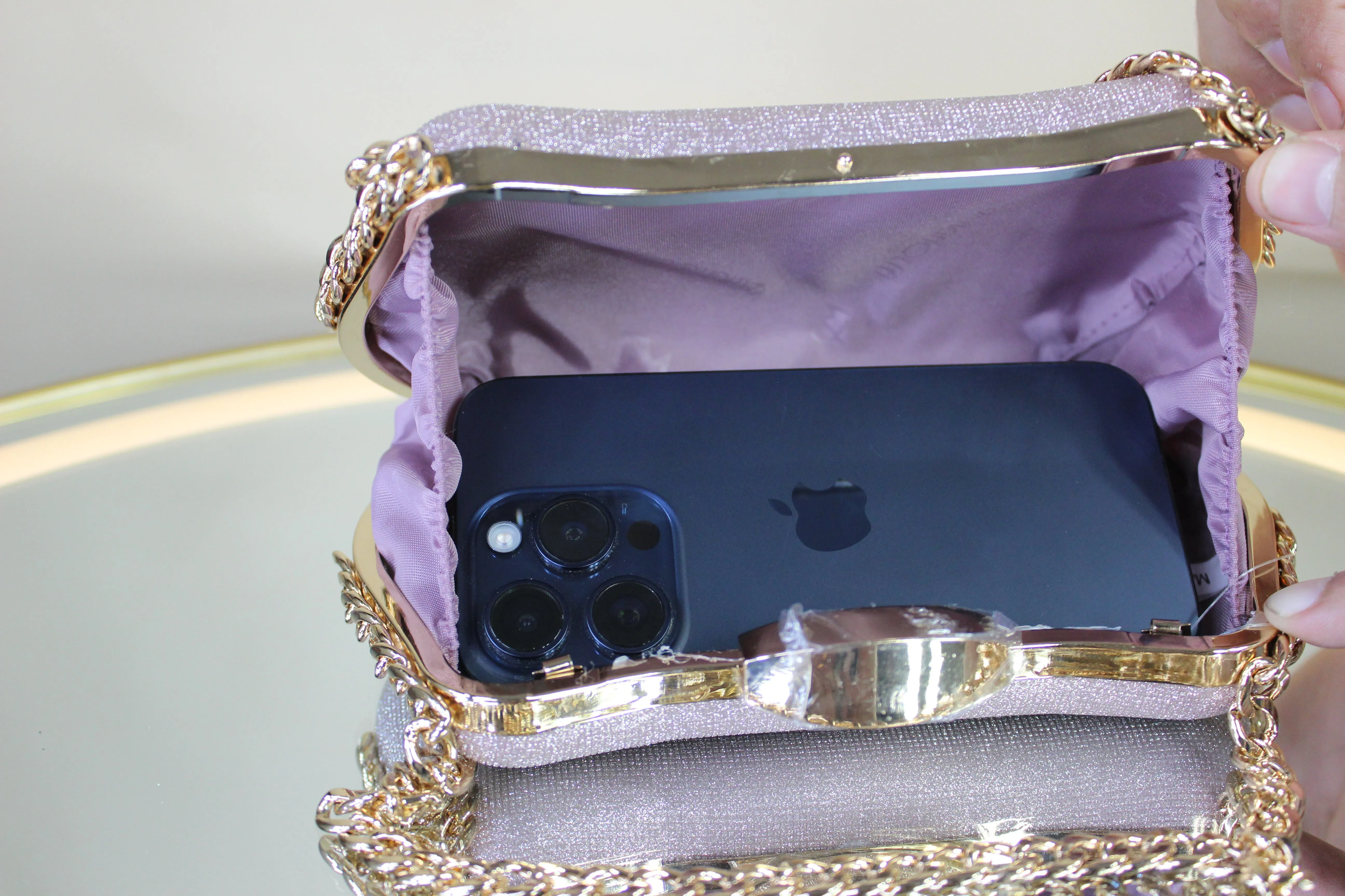 Plush clutch