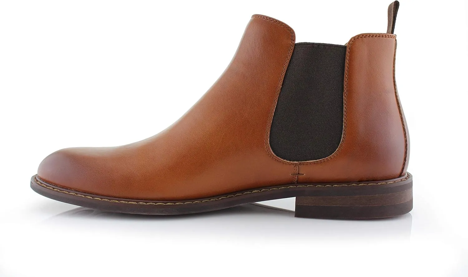 Polar Fox Barrett MPX806058 Memory Foam Classic Vegan Leather Chelsea Business Casual Chukka Boots
