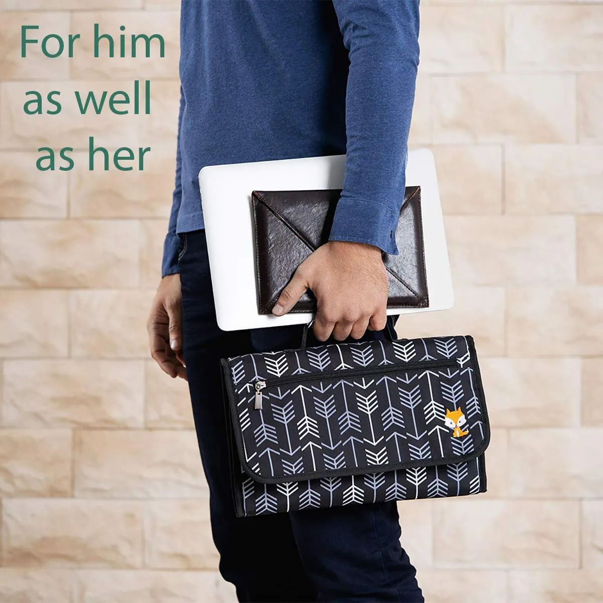 Portable Changing Pad - Waterproof Travel Baby Diaper Changing Pad, Mat Foldable, Wipes Pocket, Gifts