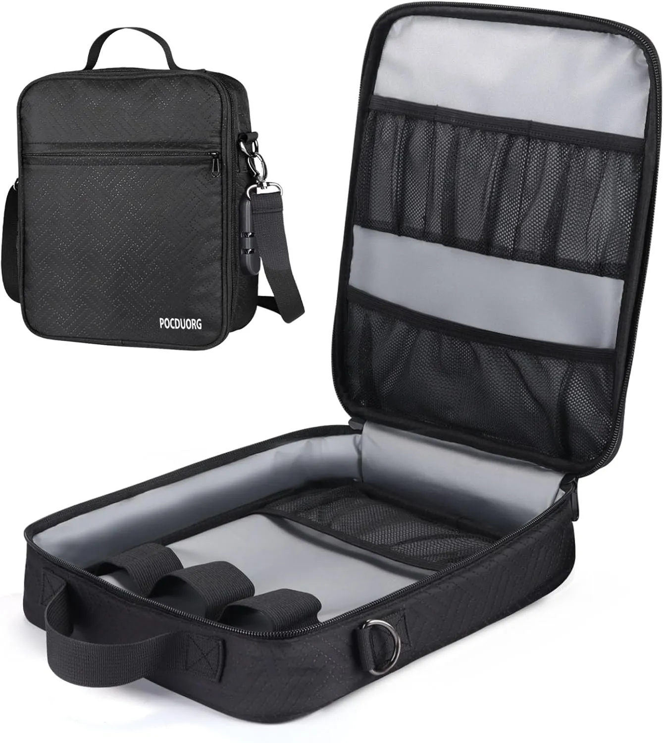 Portable Private Toy Organizer Carry Bag with Lock - Anti-Theft Travel Crossbody Bag, Ideal for Couples Travel & Dating
