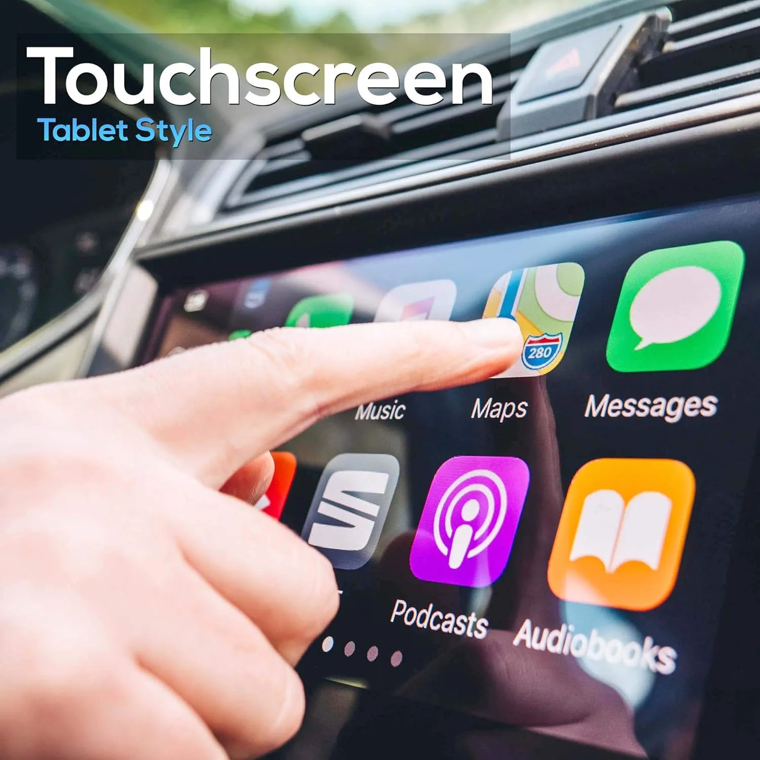 Pyle Lanzar SDANDR696.5 Premium Android 7" Double DIN Bluetooth DVR Dash Cam, Dual Camera, Car Stereo Receiver, Touchscreen Tablet Style Display, Wi-Fi Web Browsing, App Download