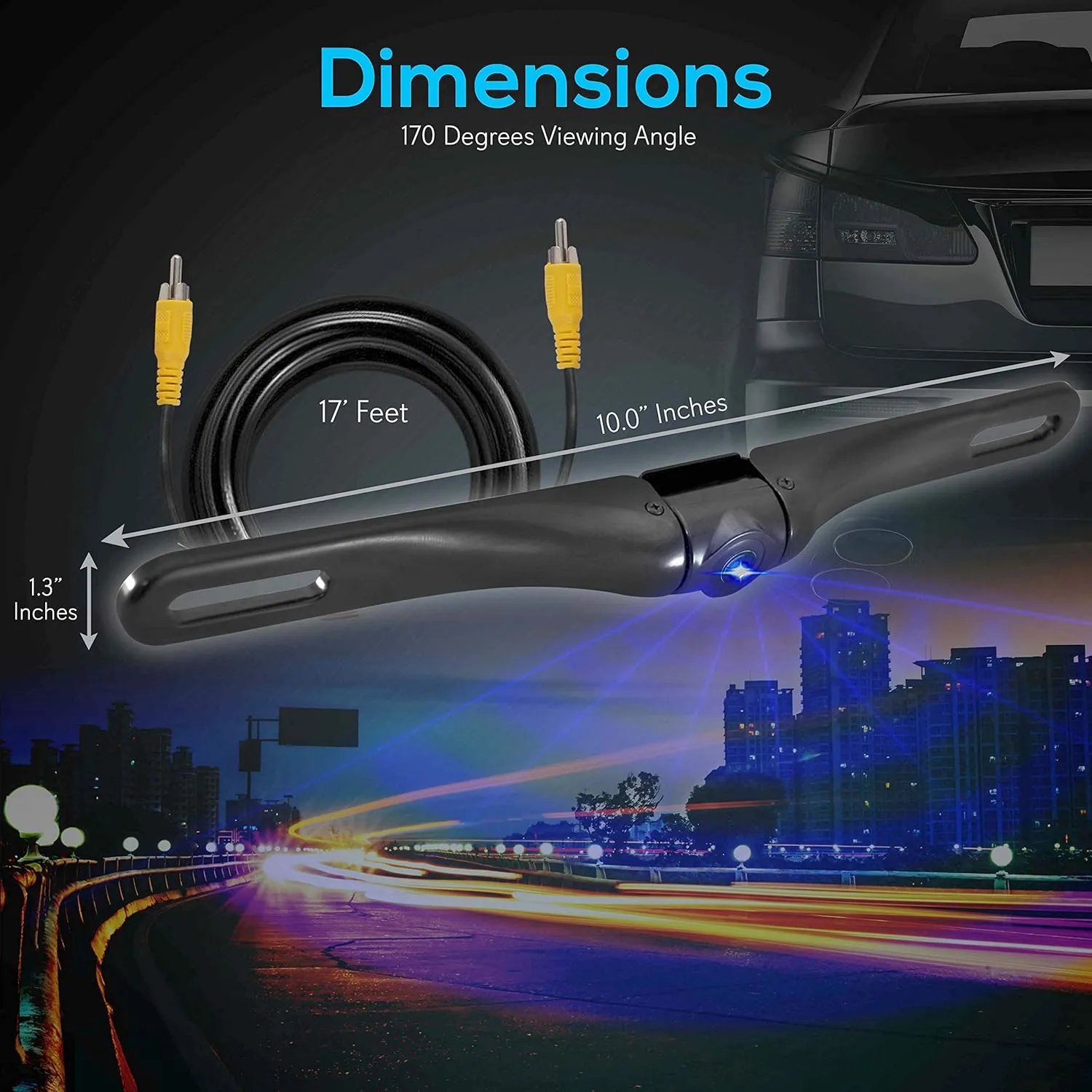 Pyle Lanzar SDANDR696.5 Premium Android 7" Double DIN Bluetooth DVR Dash Cam, Dual Camera, Car Stereo Receiver, Touchscreen Tablet Style Display, Wi-Fi Web Browsing, App Download