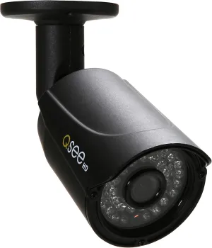 Q-See QCA7209B 720p High Definition Analog, Metal Housing, Bullet Security Camera (Black)