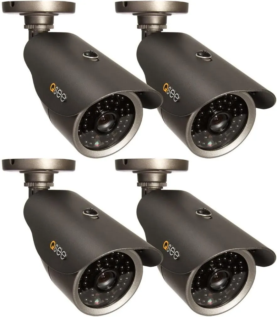 Q-See QM6006-B4 4 Pack Weatherproof 600TV Line of Resolution 120ft Night Vision