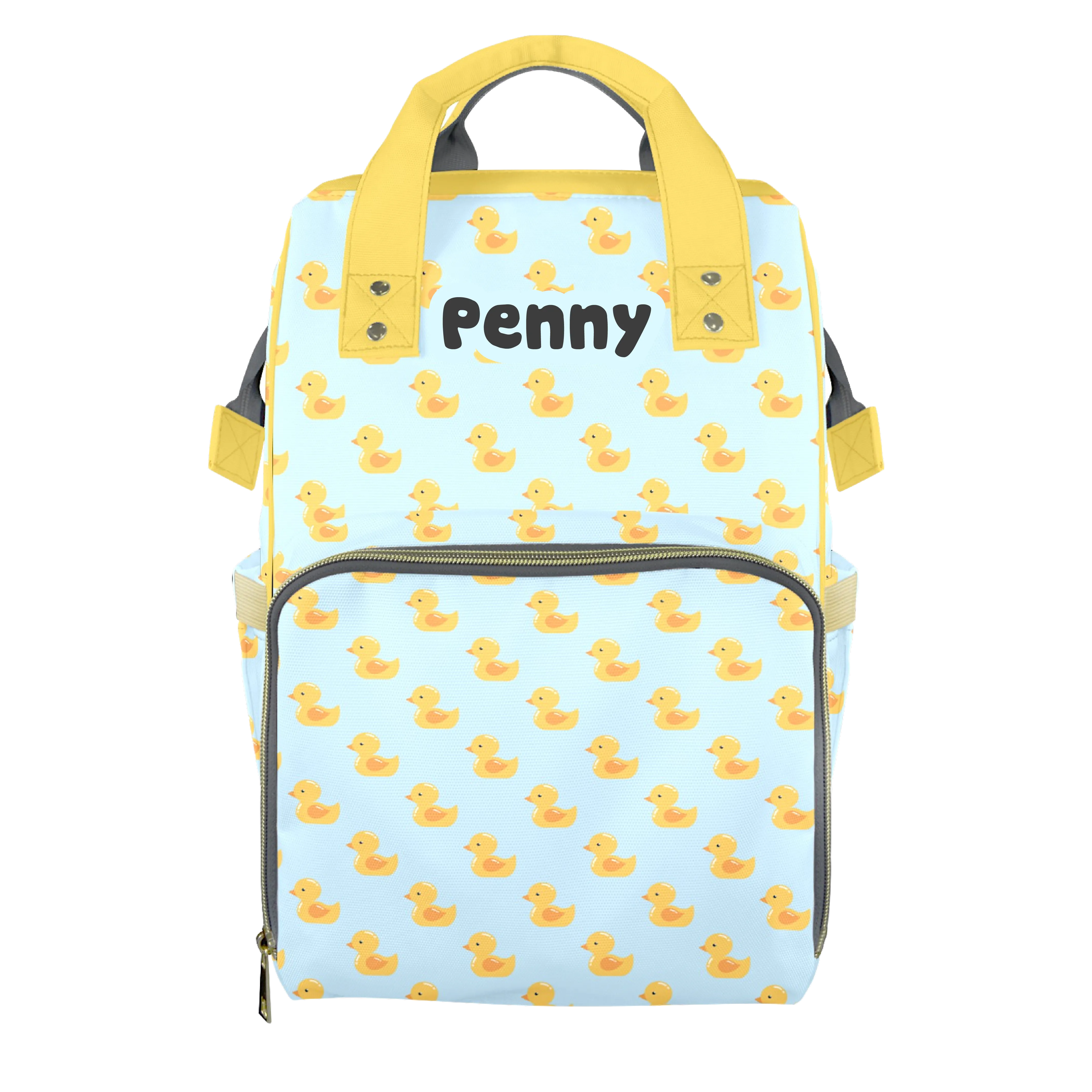 Quack In Action Customizable Diaper Bag