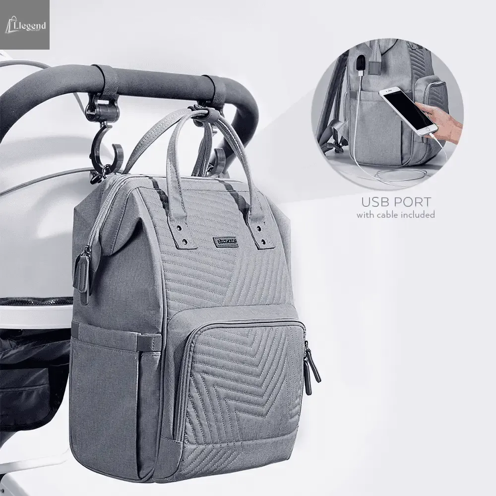 Quilted Diaper Baby Backpack