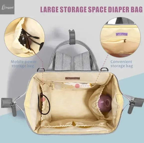Quilted Diaper Baby Backpack