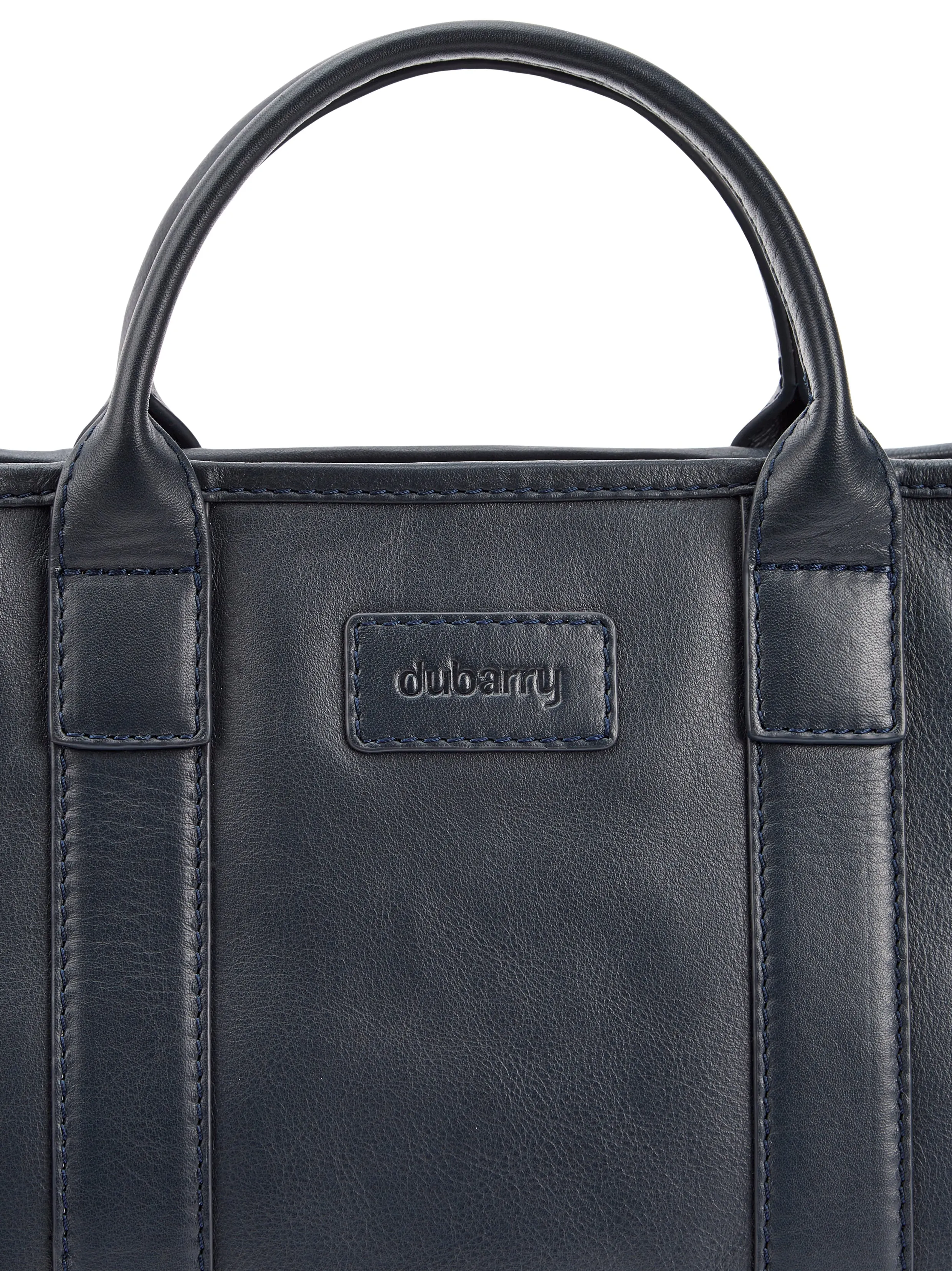 Ramelton Medium Size Leather Handbag - Navy