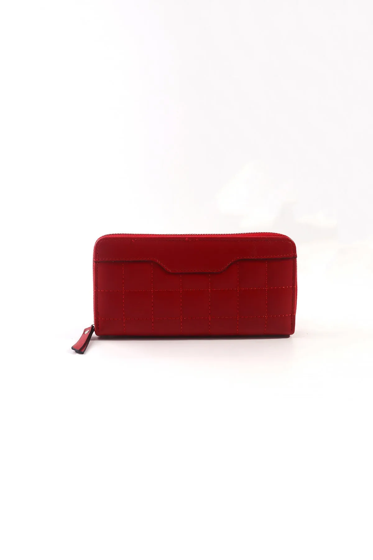 Red Quilted Front Purse